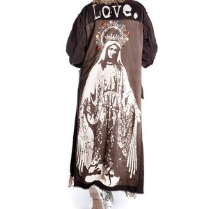 Magnolia Pearl velvet Madonna Reversible jacket:duster/coat